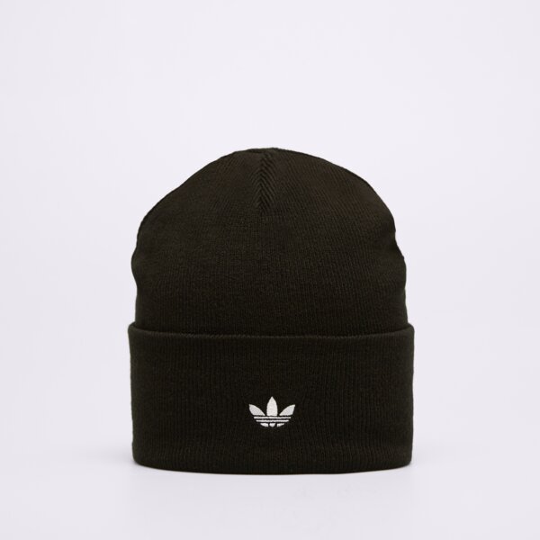 Дамска зимна шапка ADIDAS ШАПКА ADICOLOR CUFF B jw7998 цвят черен