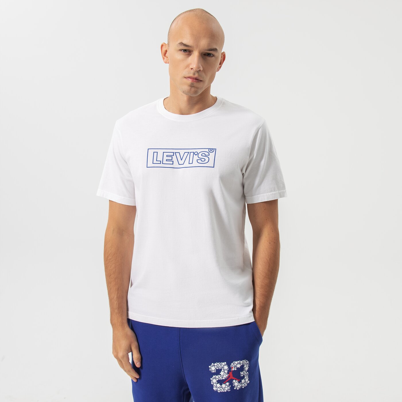 Мъжка тениска LEVI'S ТЕНИСКА SS RELAXED FIT TEE 16143-0516 цвят бял