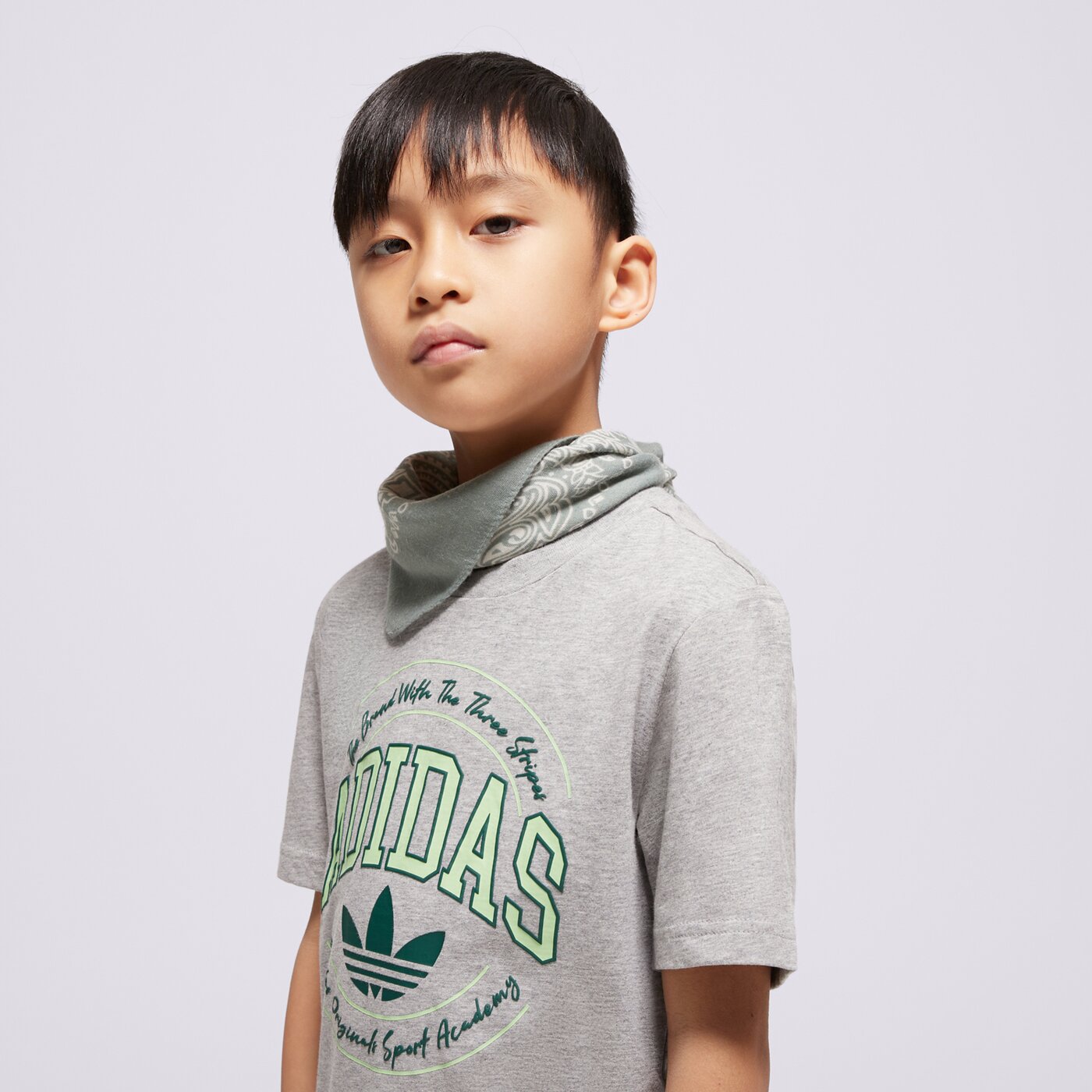 Детска тениска ADIDAS ТЕНИСКА TEE BOY ir9618 цвят сив