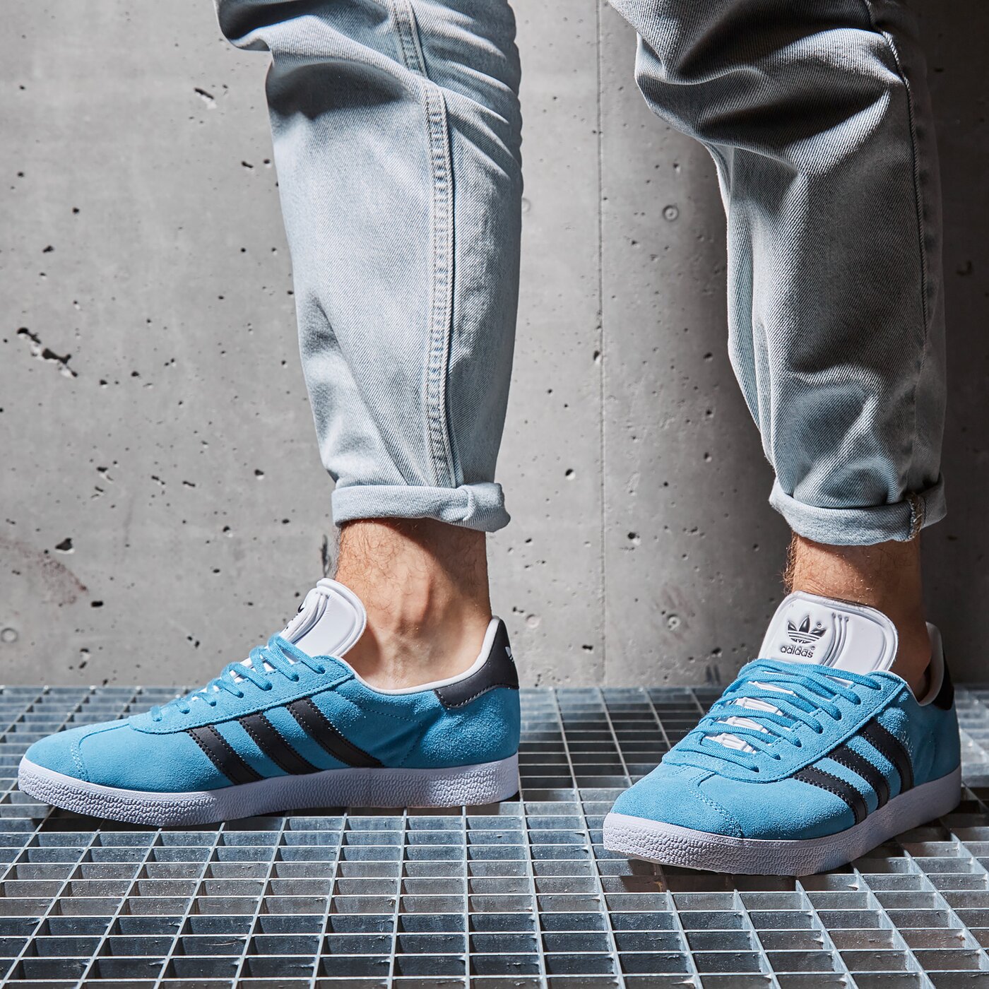 Мъжки маратонки ADIDAS GAZELLE  fx5480 цвят син