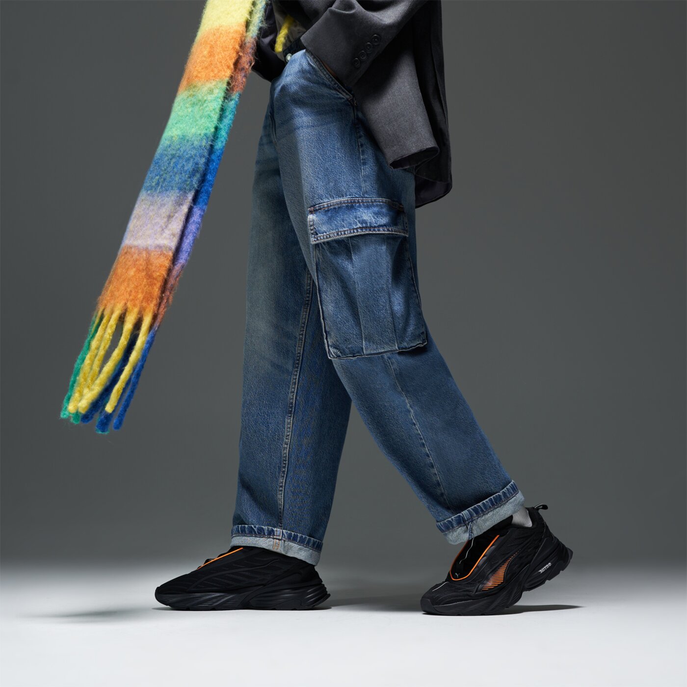 Мъжки маратонки PUMA FADE NITRO V1 FOOTBALL 40292001 цвят черен