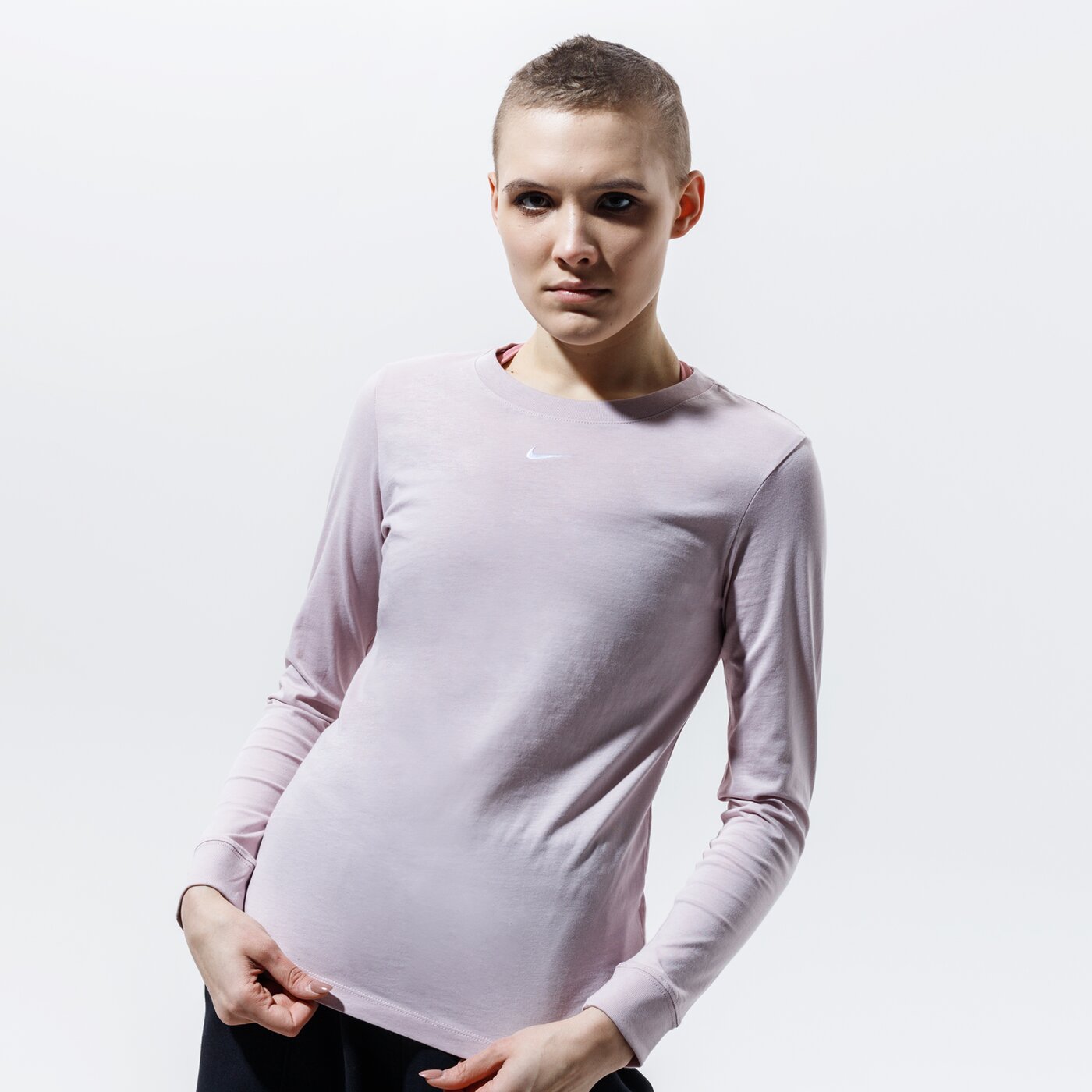 Дамска тениска NIKE ТЕНИСКА W NSW TEE ESSNTL LS LBR dc9833-645 цвят розов