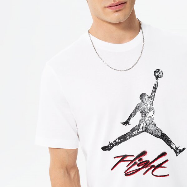 Мъжка тениска JORDAN ТЕНИСКА M J ESS JUMPMAN SS CREW dq7376-100 цвят бял