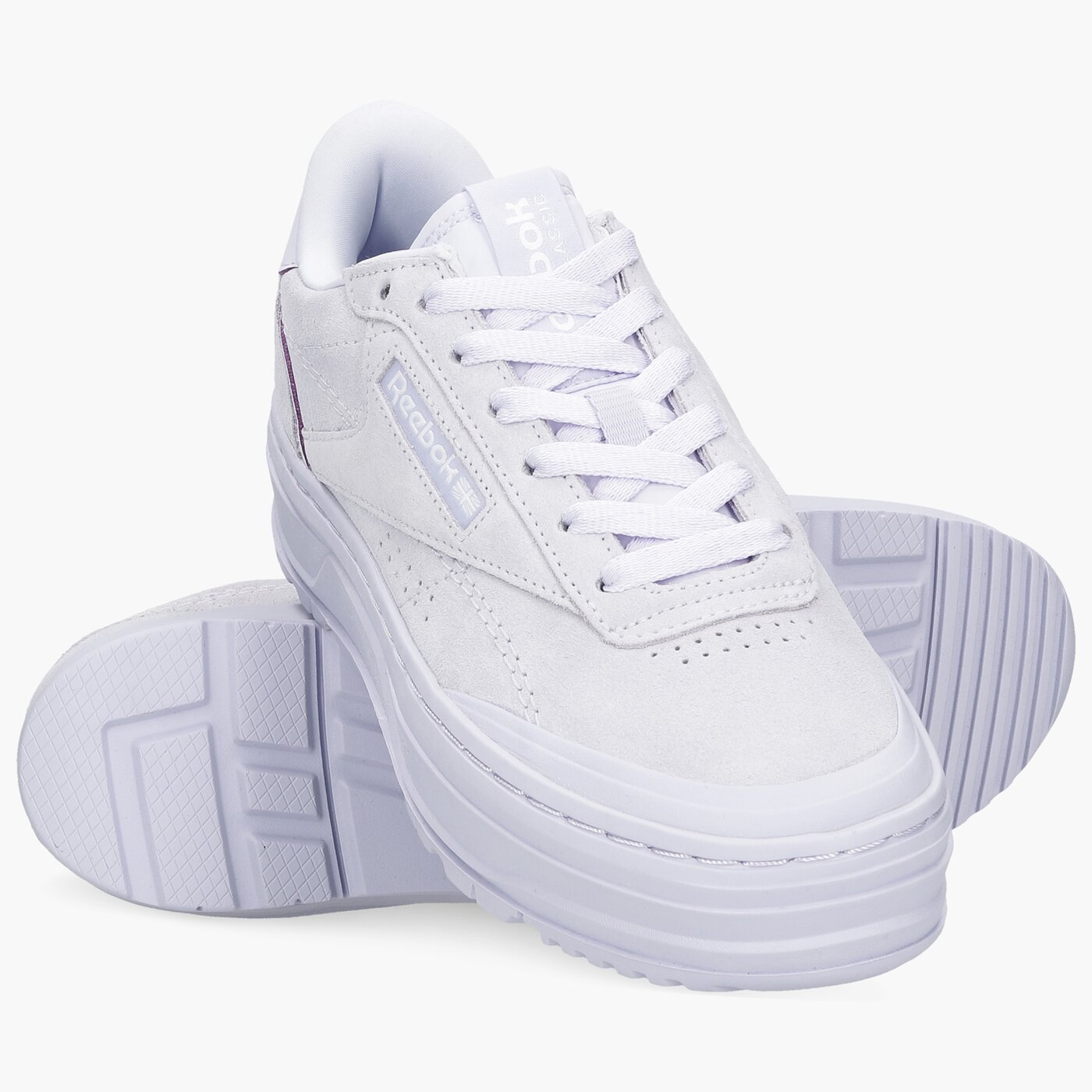 Дамски маратонки REEBOK CLUB C DOUBLE GEO gx7543 цвят виолетов