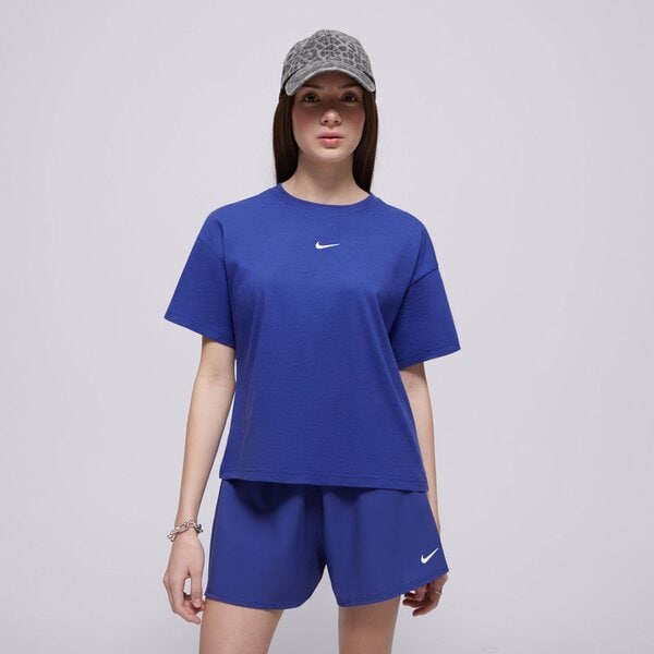 Детска тениска NIKE ТЕНИСКА G NSW TEE BOXY ESSNTL LBR GIRL fz5559-539 цвят син