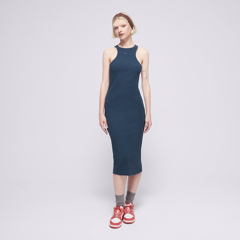 NIKE РОКЛЯ W NSW NK CHLL KNT RIB MIDI DRS