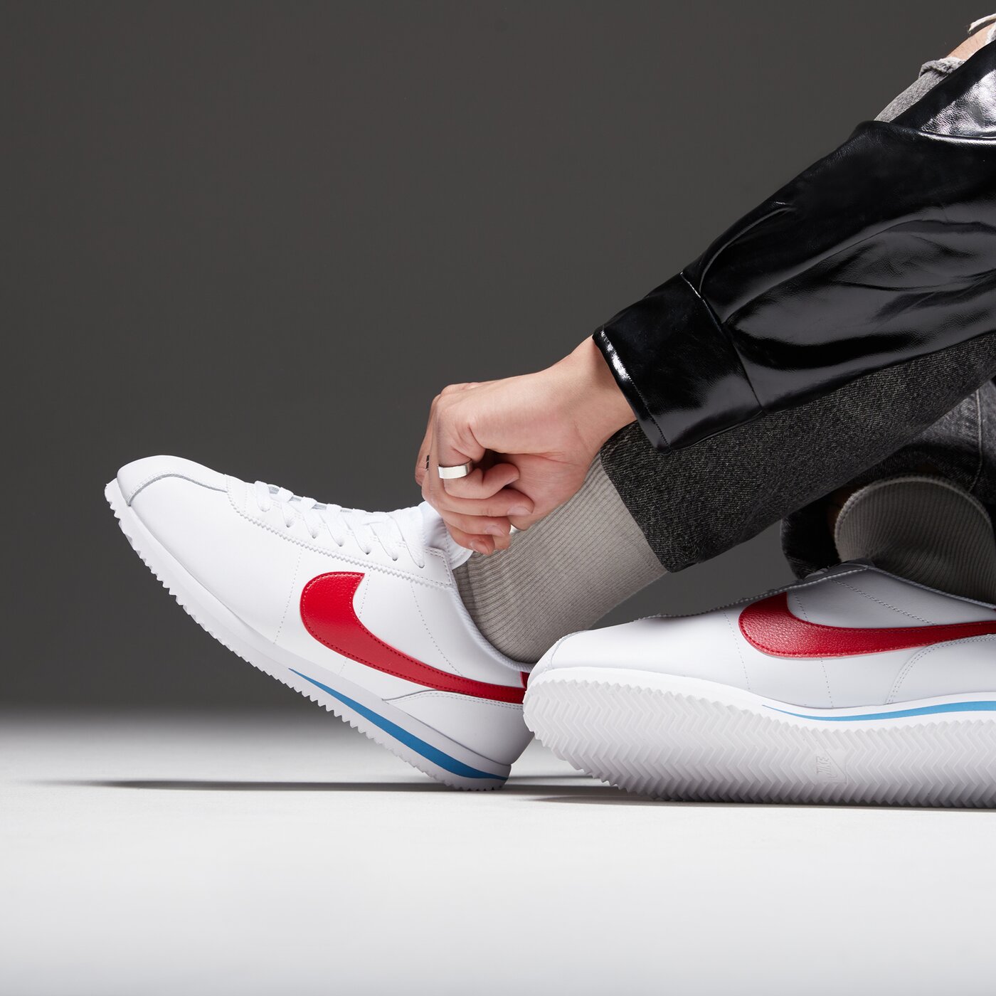 Мъжки маратонки NIKE CORTEZ  dm4044-108 цвят бял