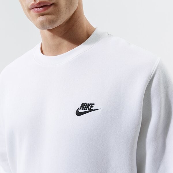 Мъжки суичър NIKE СУИТЧЪР SPORTSWEAR CLUB FLEECE bv2662-100 цвят бял