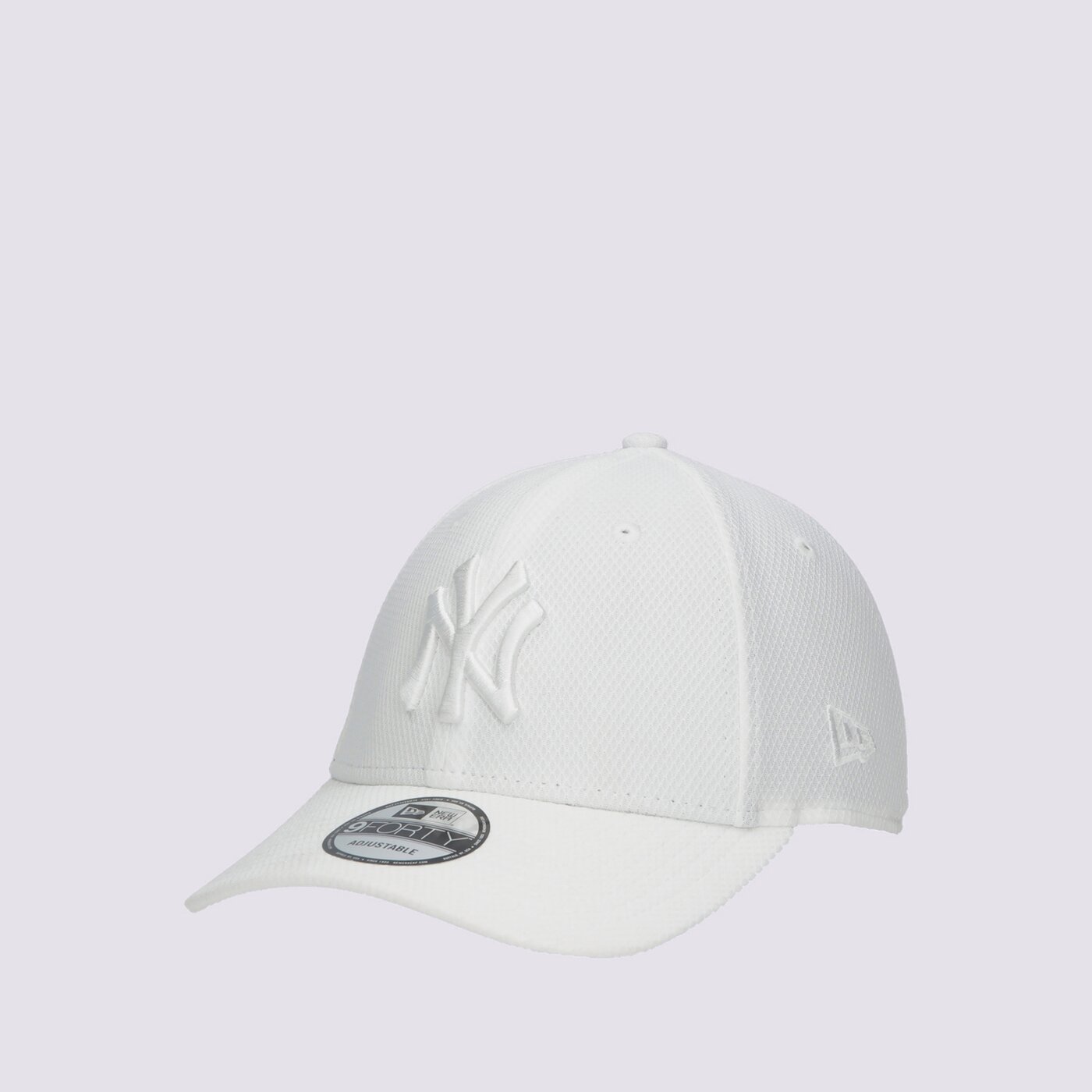 Мъжка шапка с козирка NEW ERA ШАПКА DIAMOND ERA 9FORTY NYY WHT NEW YORK YANKEES WH 12523903 цвят бял