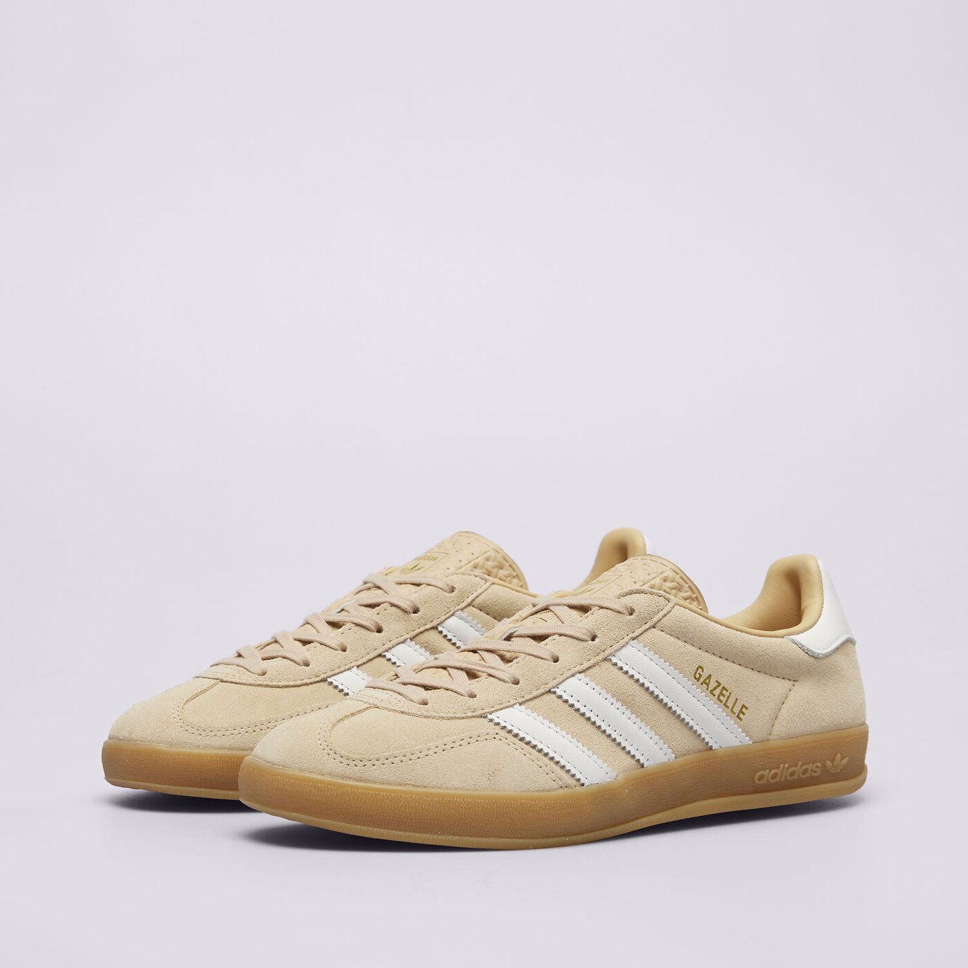 Дамски маратонки ADIDAS GAZELLE INDOOR W ih5482 цвят бежов