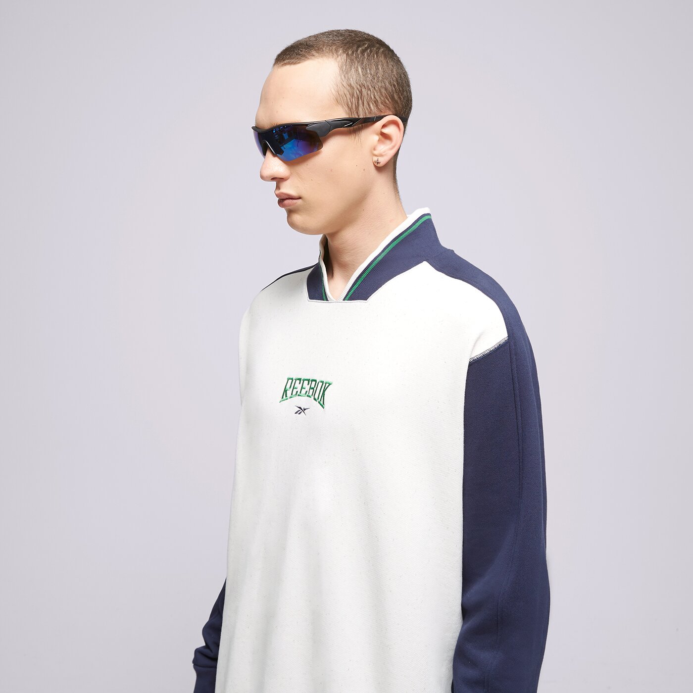 Мъжки суичър REEBOK СУИТЧЪР CL VAR FT CREW hz9805 цвят бял