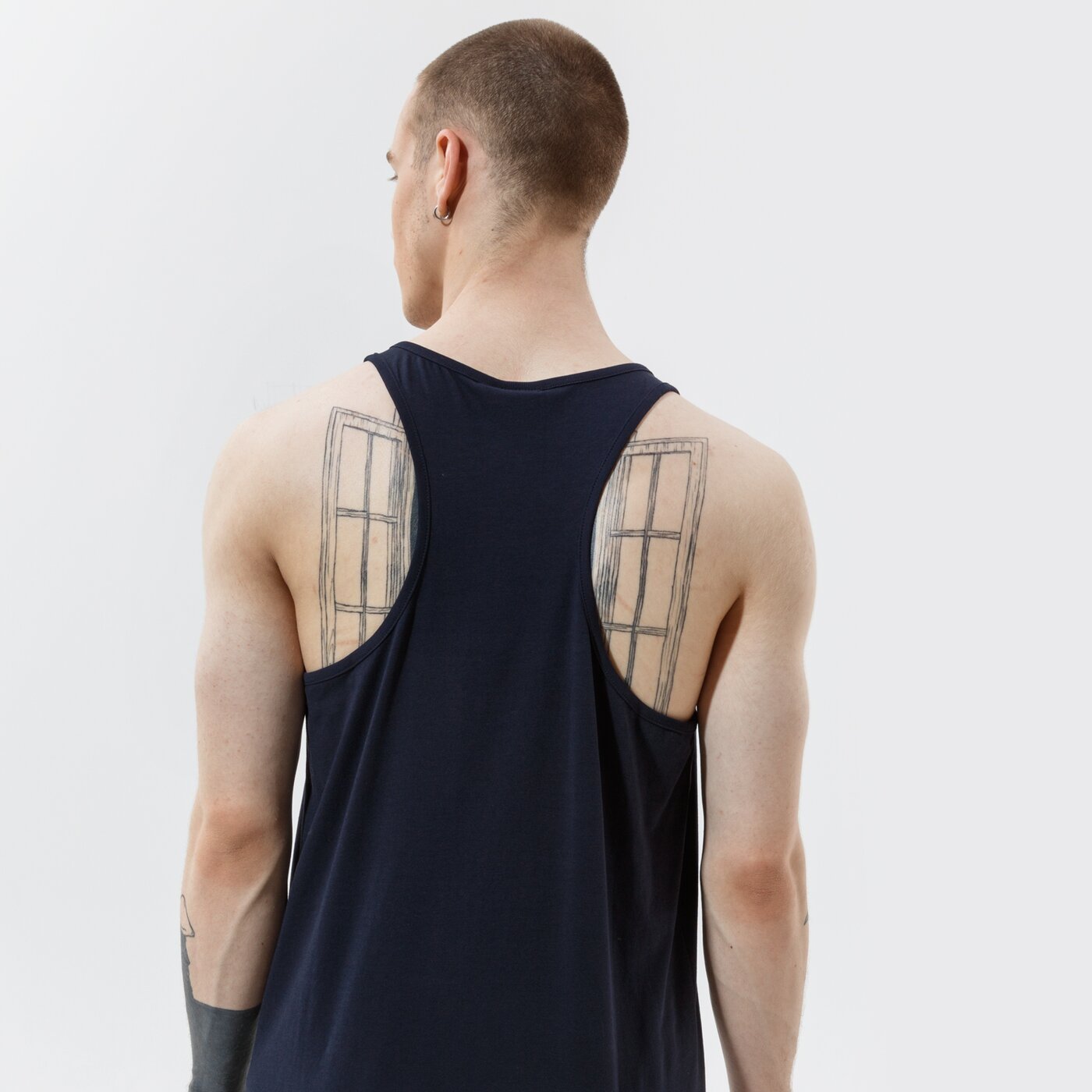 Мъжка тениска CHAMPION ПОТНИК ПОТНИК ТОП 214145bs501 цвят тъмносин