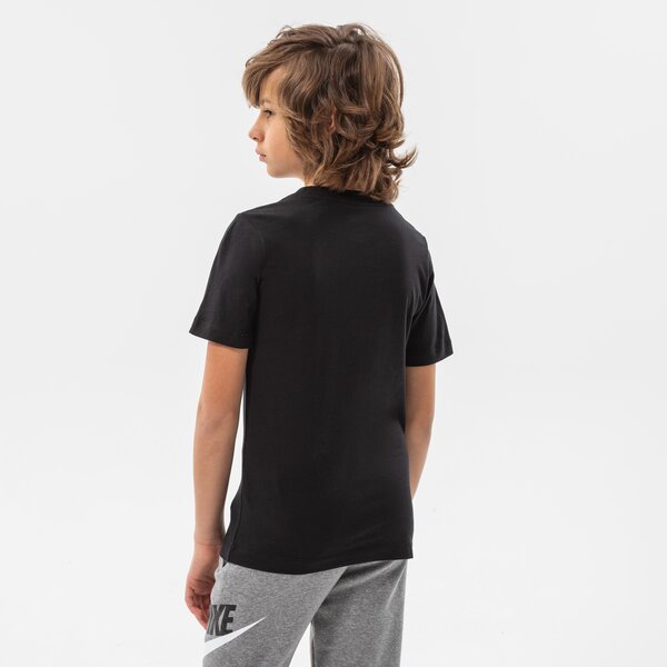 Детска тениска NIKE ТЕНИСКА B NSW TEE FUTURA BOXY SP22 BOY do1806-010 цвят черен