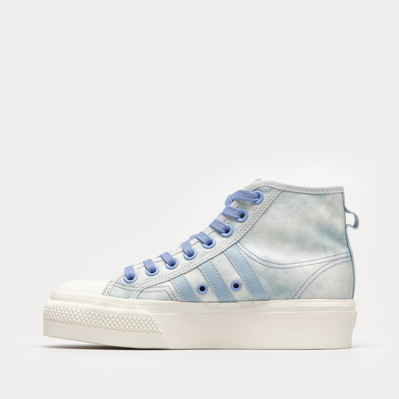 Дамски маратонки ADIDAS NIZZA PLATFORM MID W hq4327 цвят син