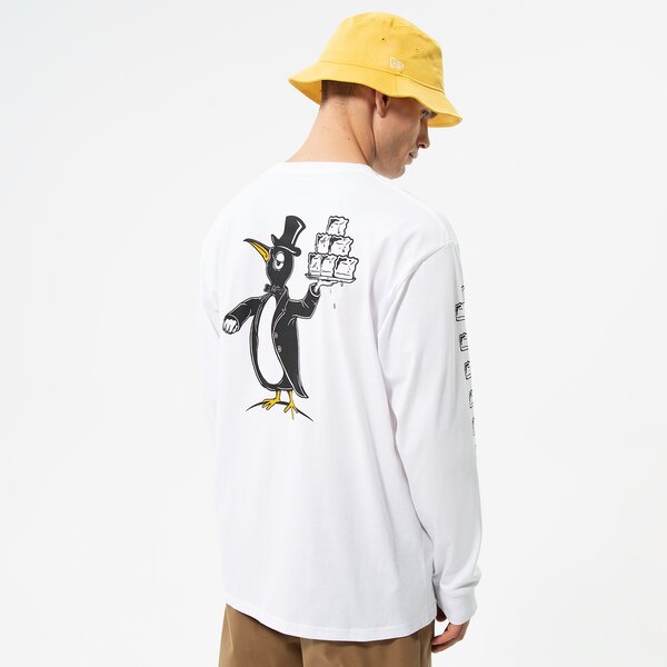 Мъжка тениска VANS ТЕНИСКА CHECKERBOARD RESEARCH LS TEE vn0a7s5mwht1 цвят бял
