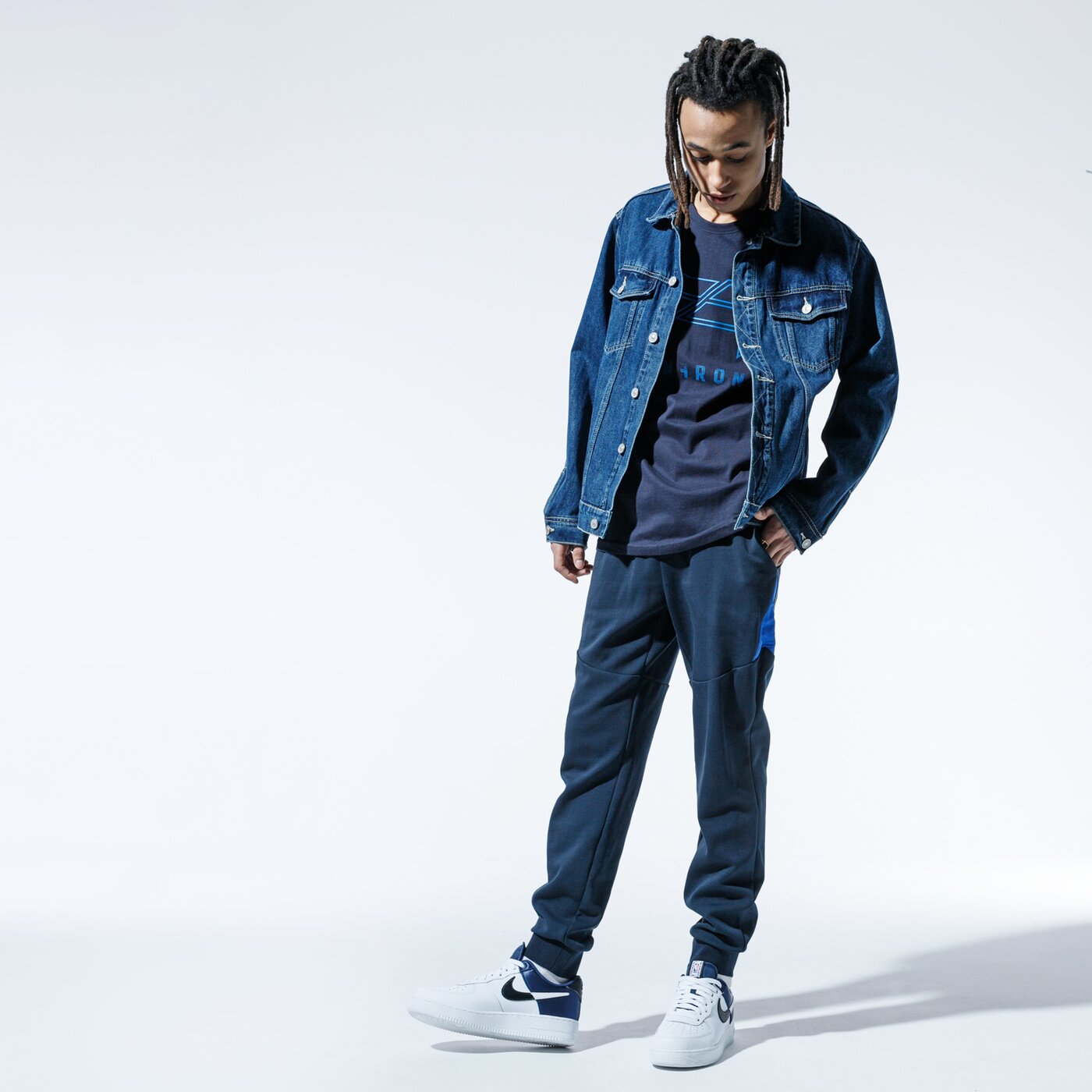 Мъжки панталони CONFRONT ПАНТАЛОНИ RIVER SIDE cf120spm38001 цвят тъмносин