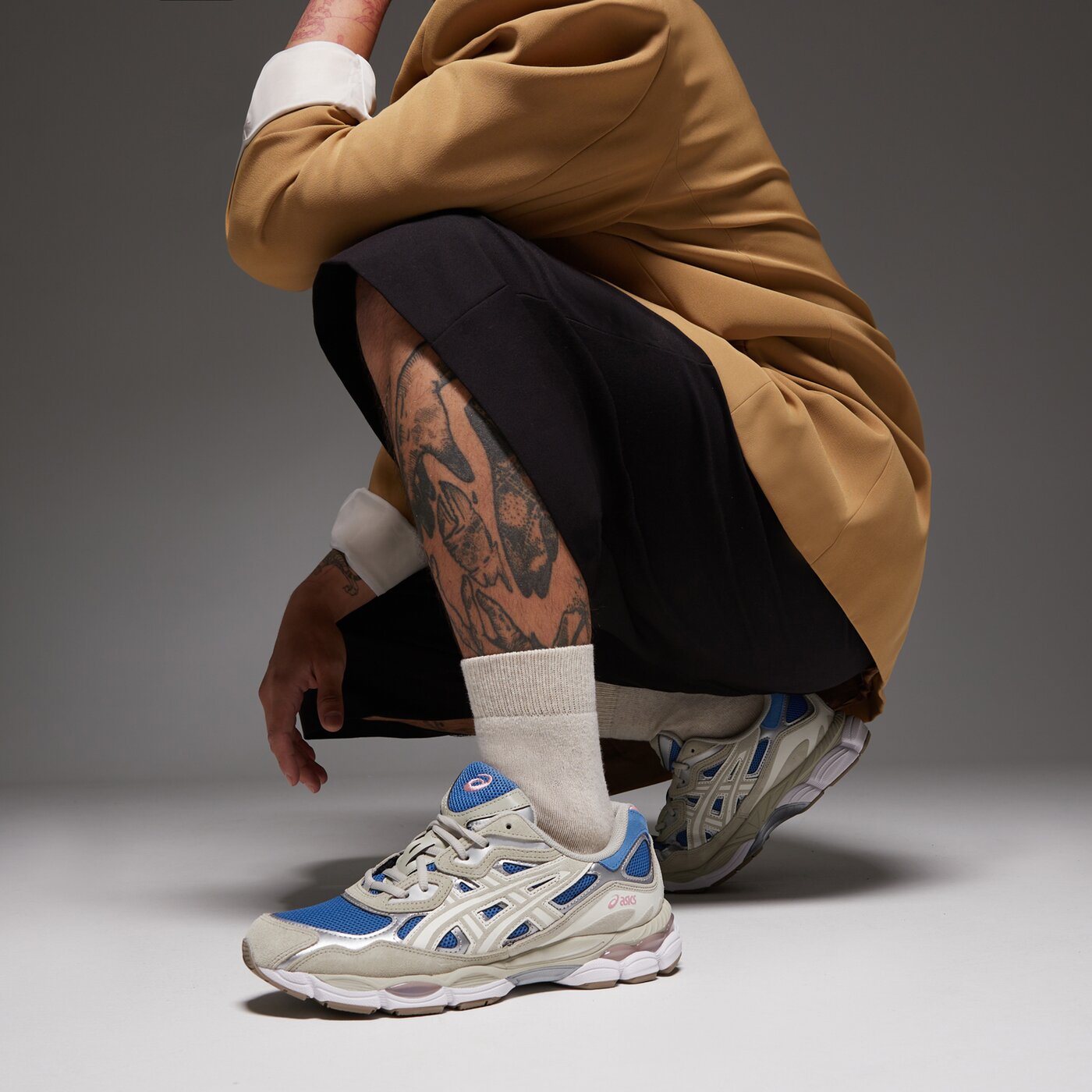 Мъжки маратонки ASICS NYC 1203a383-402 цвят син