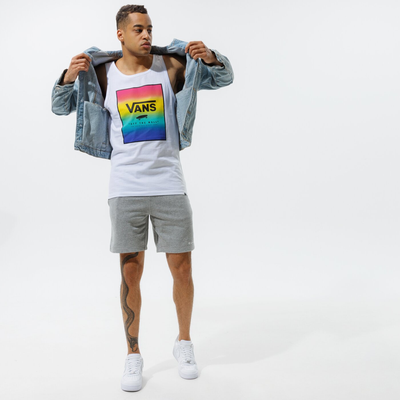 Мъжки къси панталони CHAMPION ШОРТИ BERMUDA 215099em006 цвят сив