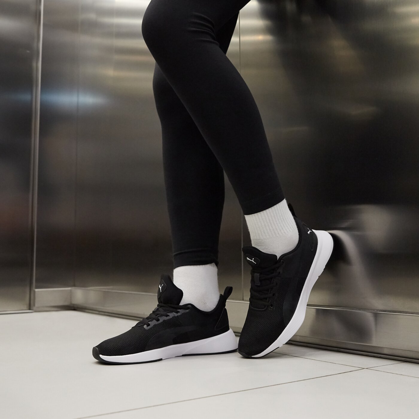 Детски маратонки PUMA FLYER RUNNER JR 19292801 цвят черен