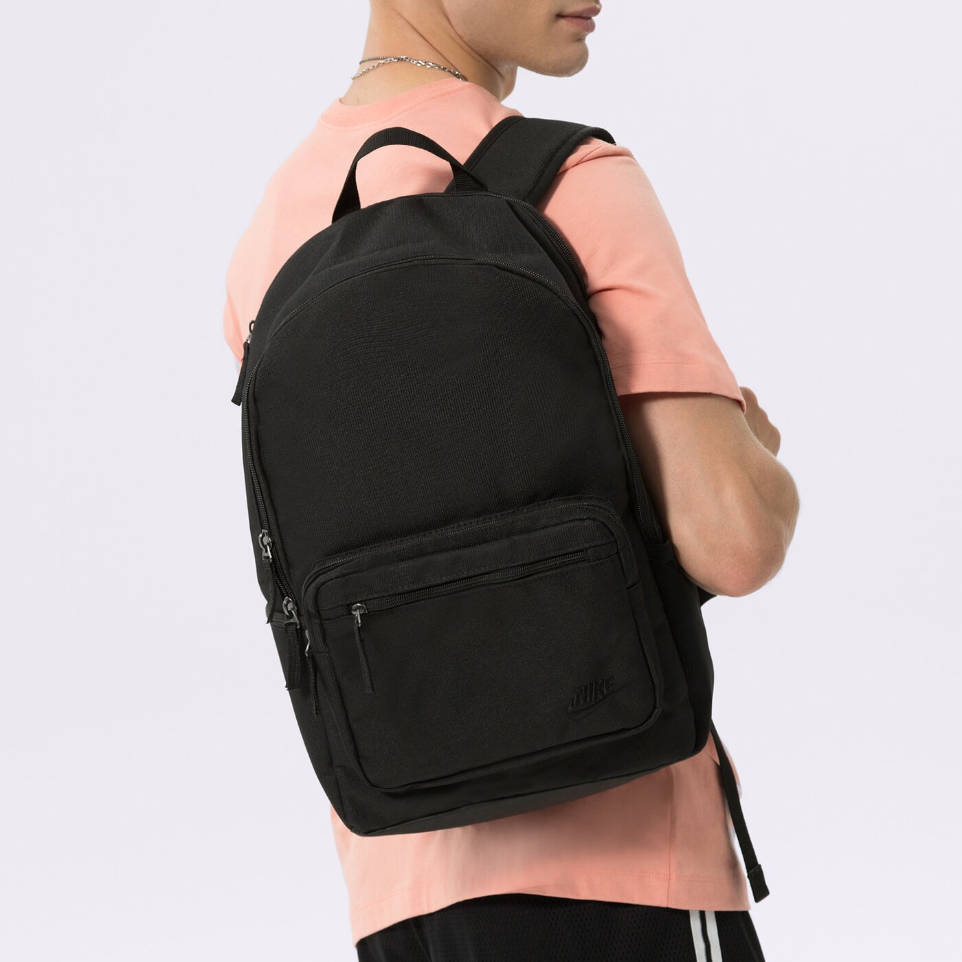 Детска раница NIKE РАНИЦА NIKE HERITAGE db3300-010 цвят черен