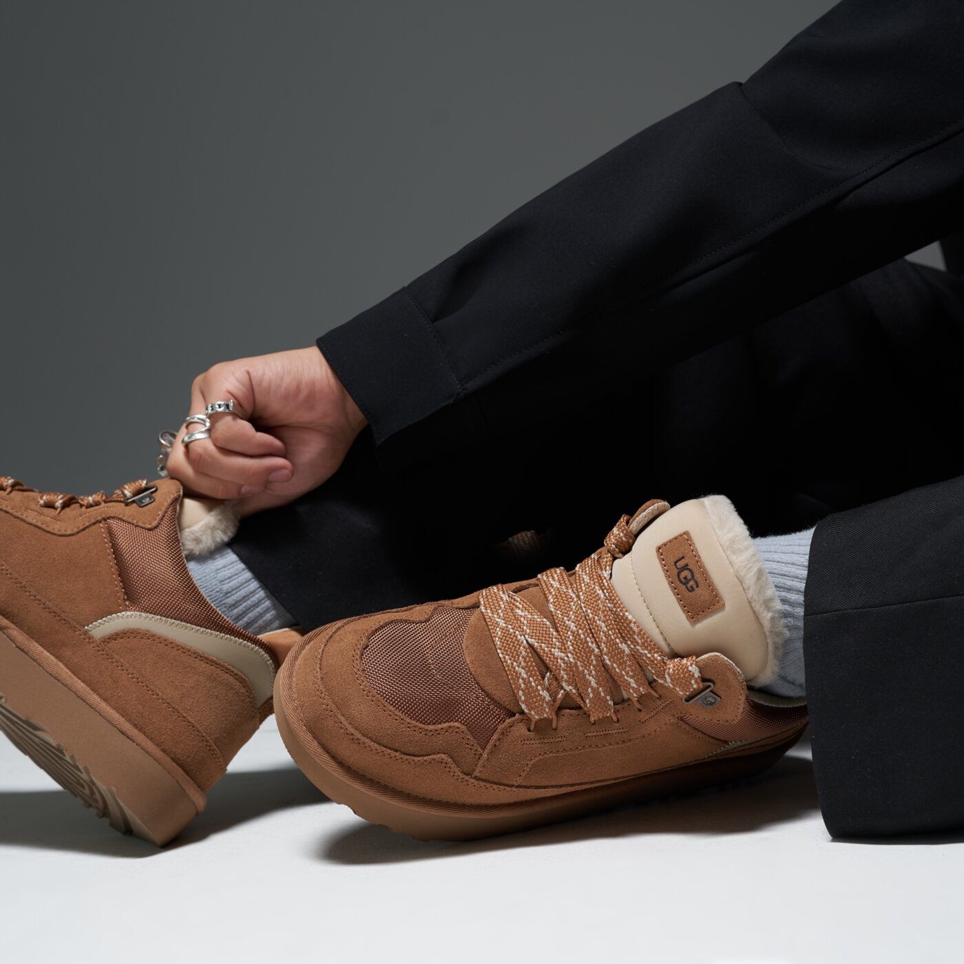 Мъжки кежуал UGG M LOWMEL 1170750-che цвят кафяв