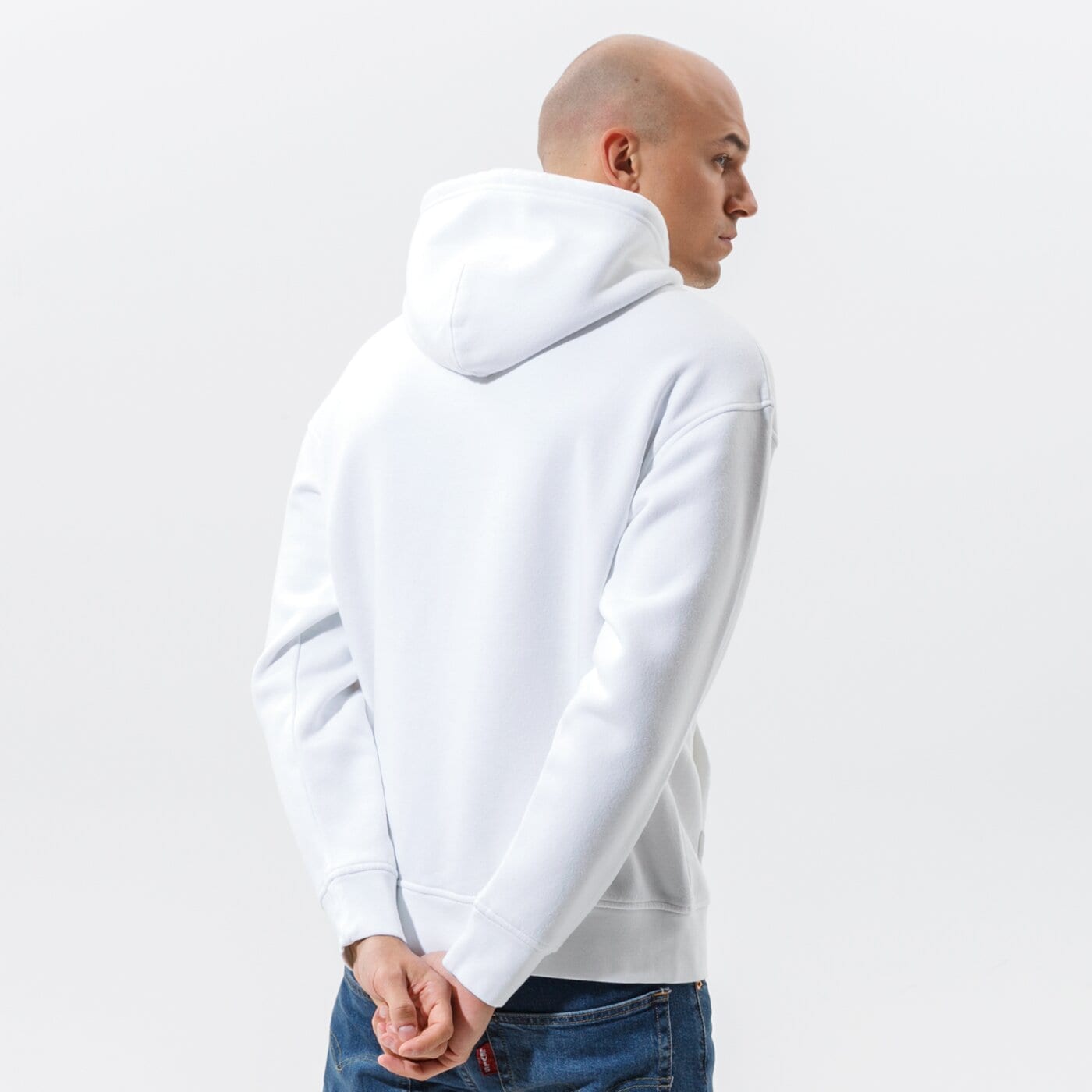 Мъжки суичър LEVI'S СУИТЧЪР С КАЧУЛКА T3 RELAXD GRAPHIC HOODIE 38821-0042 цвят бял