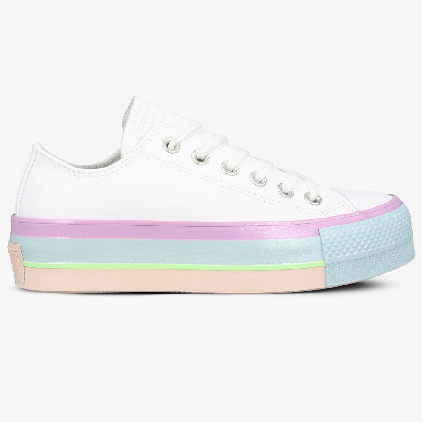 Дамски маратонки CONVERSE CHUCK TAYLOR ALL STAR LIFT 566156c цвят бял