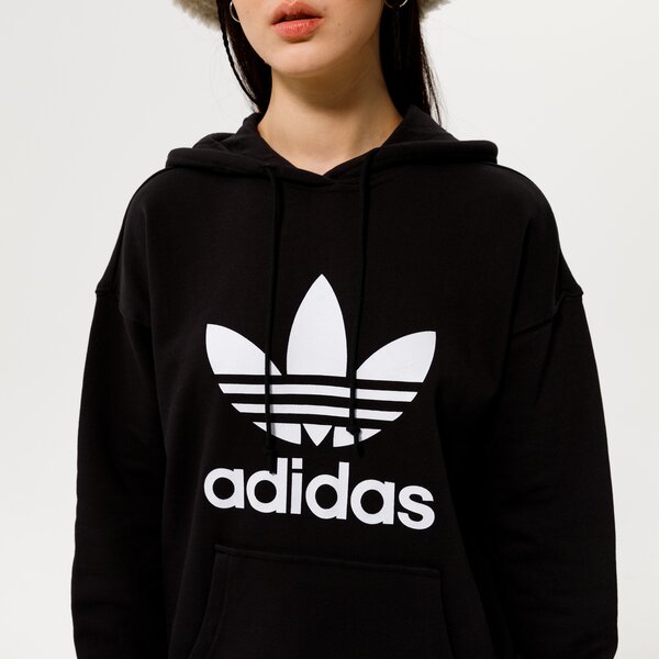 Дамски суичър ADIDAS СУИТЧЪР С КАЧУЛКА TRF HOODIE fm3307 цвят черен