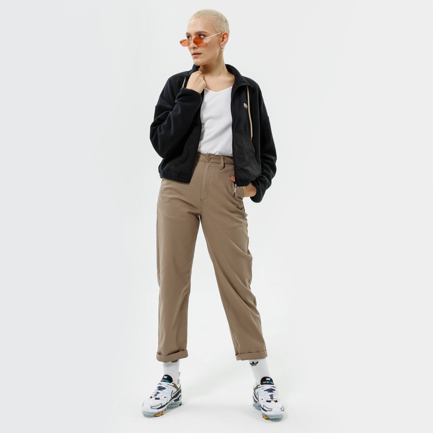 Дамски суичър ELEMENT СУИТЧЪР OSLO ZIP ПОЛАР  z3waa43732 цвят черен