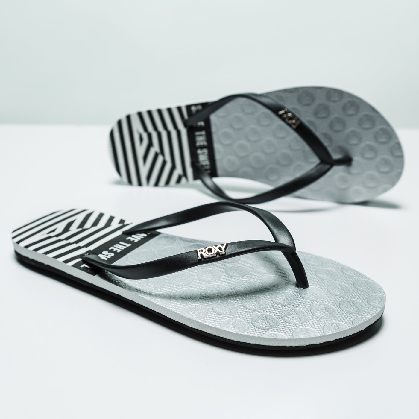 Дамски джапанки ROXY VIVA STAMP II J SNDL BS2 arjl100683bs2 цвят сив
