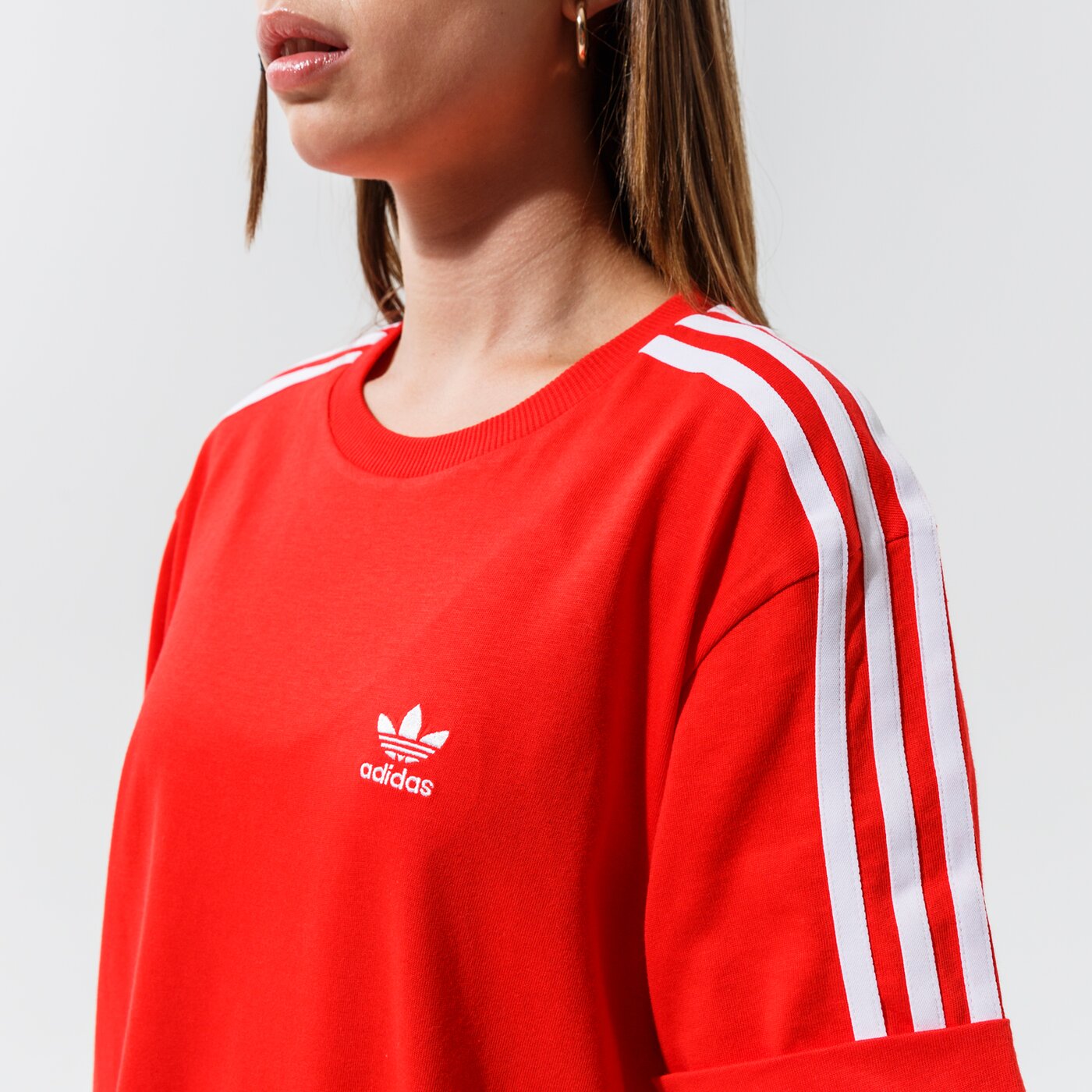 Adidas РОКЛЯ Tee АНЦУГs H35505 Дамски Цвят червен Модни Рокли и поли