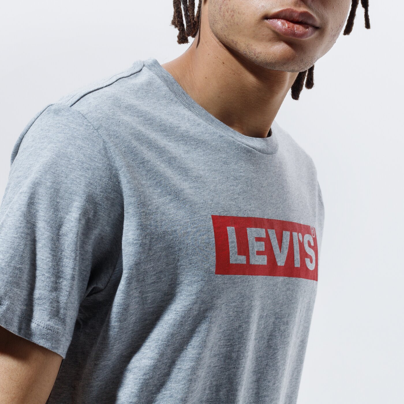 Мъжка тениска LEVI'S ТЕНИСКА BOXTAB GRAPHIC TEE 857850030 цвят сив