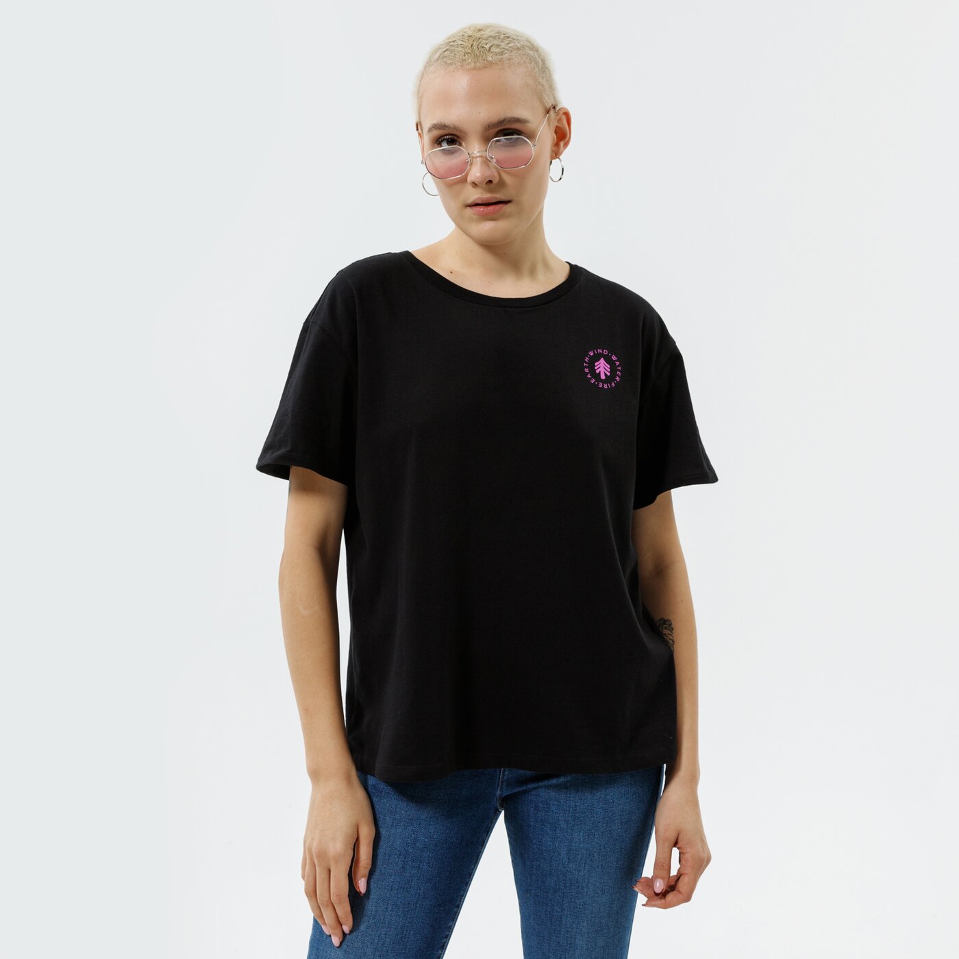 Дамска тениска ELEMENT ТЕНИСКА LAHOTAN SS W z3sse63732 цвят черен