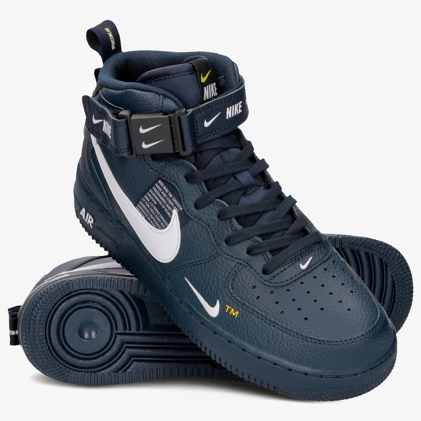 Мъжки маратонки NIKE AIR FORCE 1 MID '07 LV8 804609-403 цвят тъмносин