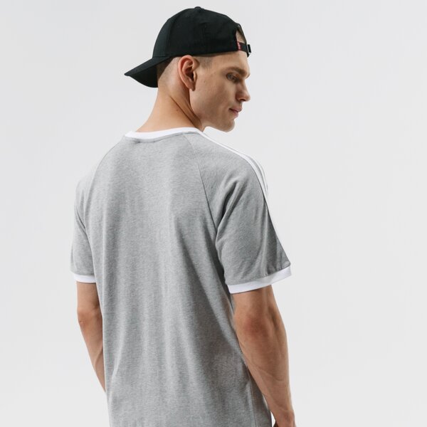 Мъжка тениска ADIDAS ТЕНИСКА 3-STRIPES TEE gn3493 цвят сив