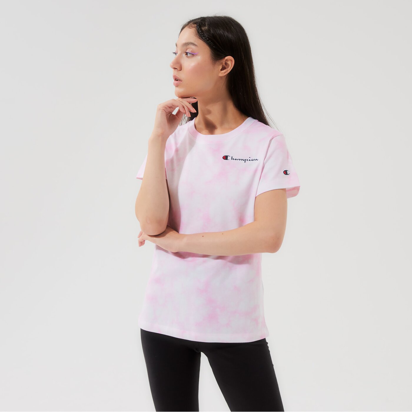 Дамска тениска CHAMPION ТЕНИСКА CREWNECK ТЕНИСКА 113939wl005 цвят многоцветен