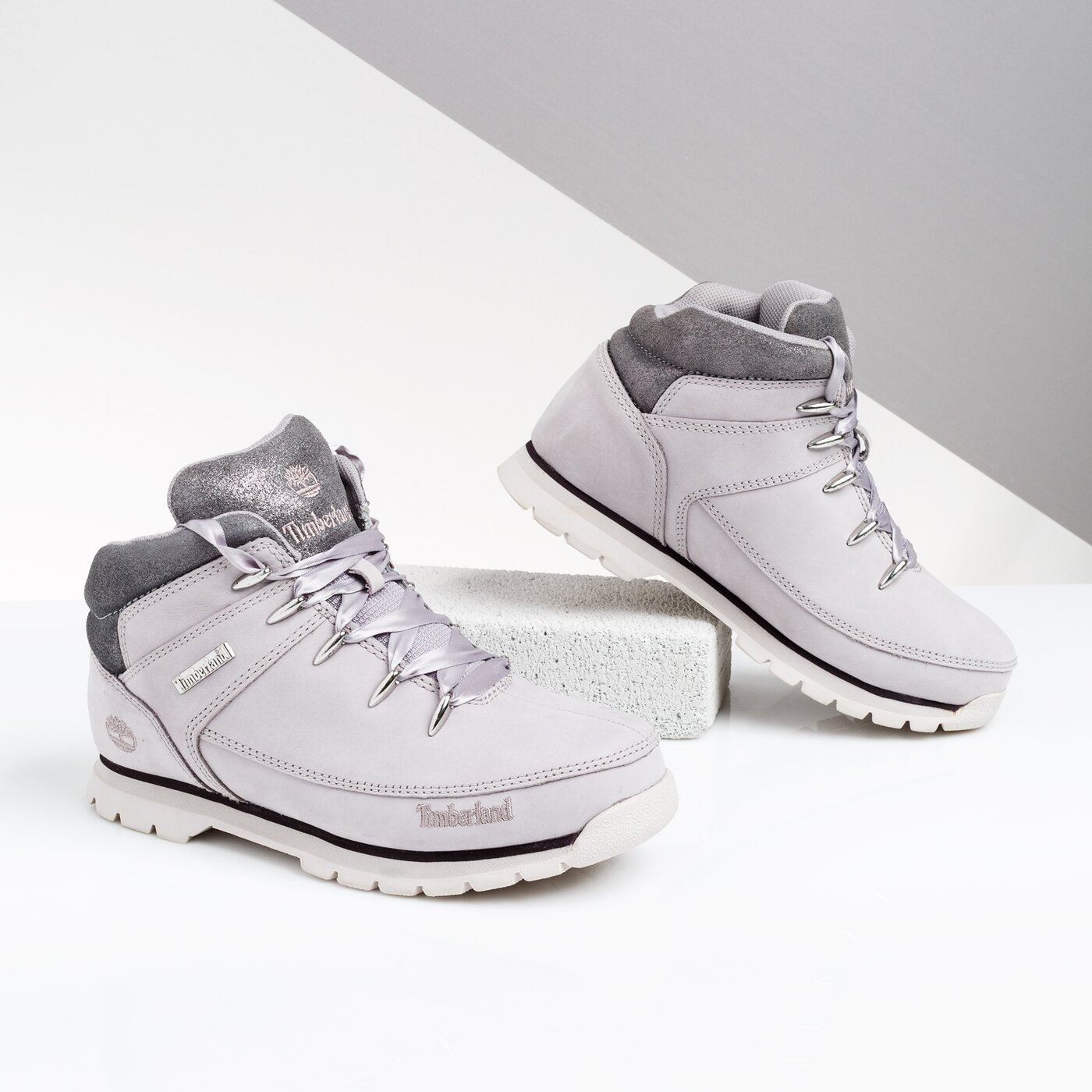 Детски зимни обувки TIMBERLAND EURO SPRINT  tb0a22b6n991 цвят сив