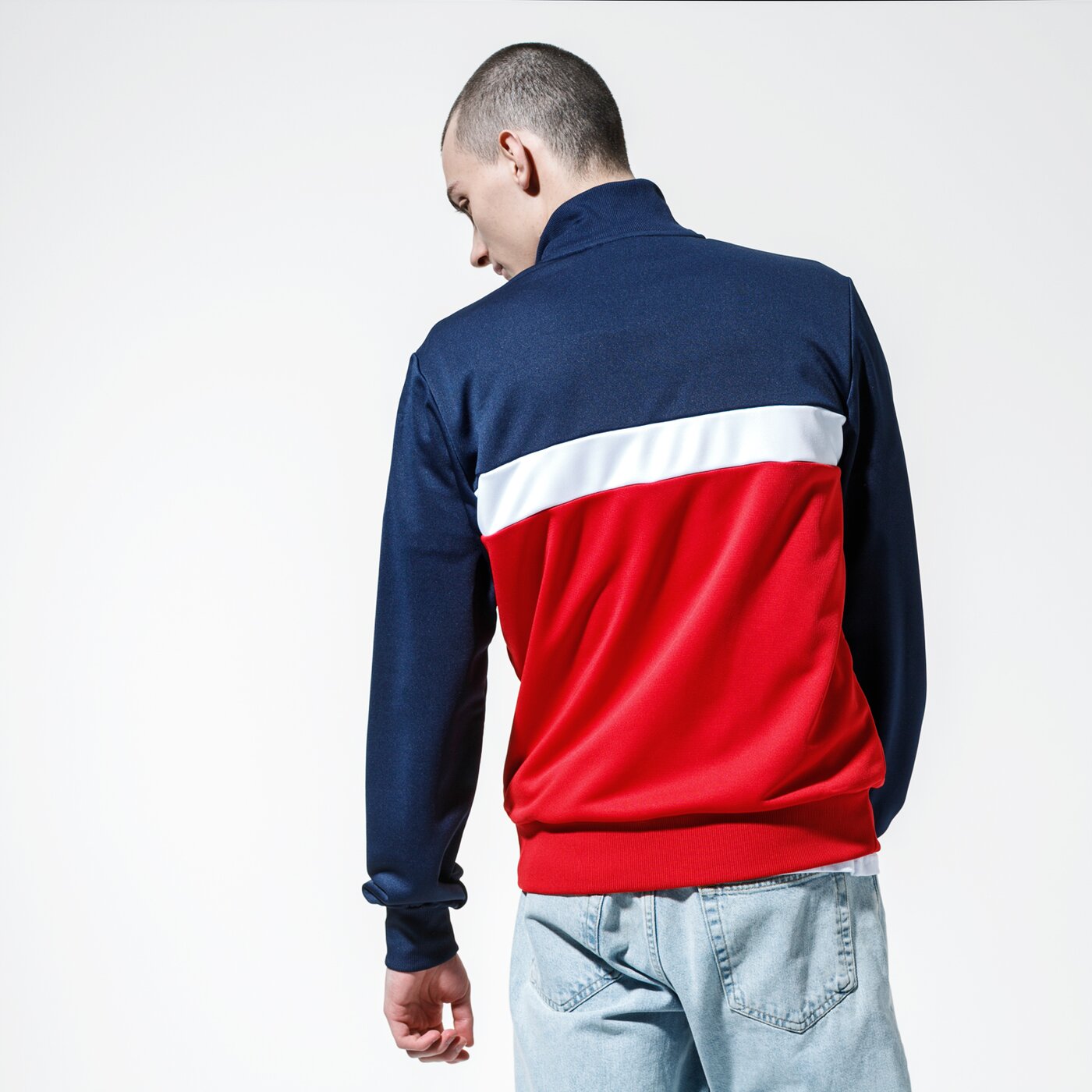 Мъжки суичър FILA СУИТЧЪР СЪС ЗАКОПЧАВАНЕ SANGA TRACK JACKET 687476g06 цвят тъмносин