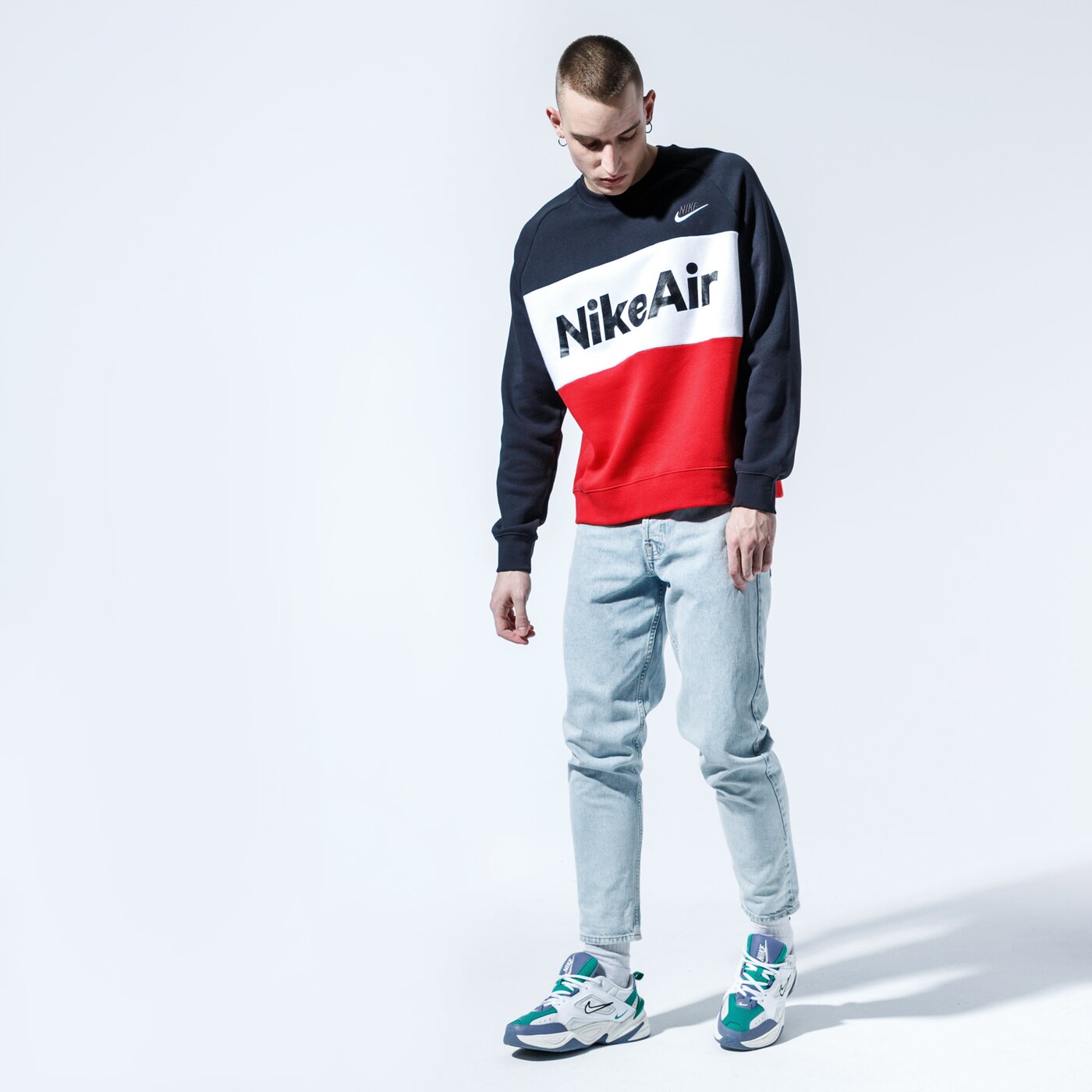 Мъжки суичър NIKE СУИТЧЪР AIR cj4827-011 цвят черен