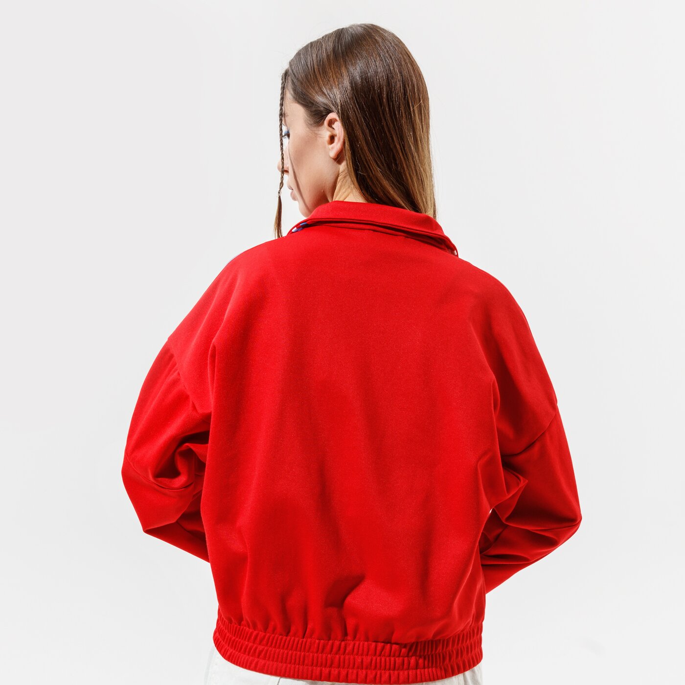 Дамски суичър ADIDAS СУИТЧЪР TRACKТОП PB gn6982 цвят червен