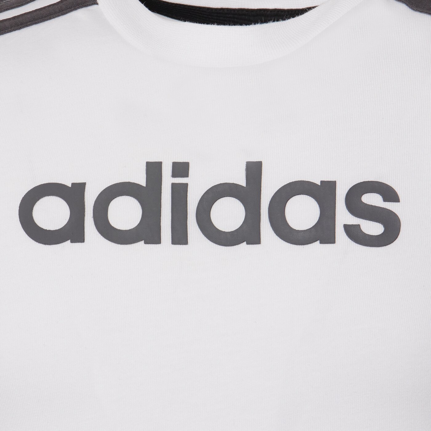 Детска тениска ADIDAS КОМПЛЕКТ LINEAR TEESHT WHTGRY B is6332 цвят сив