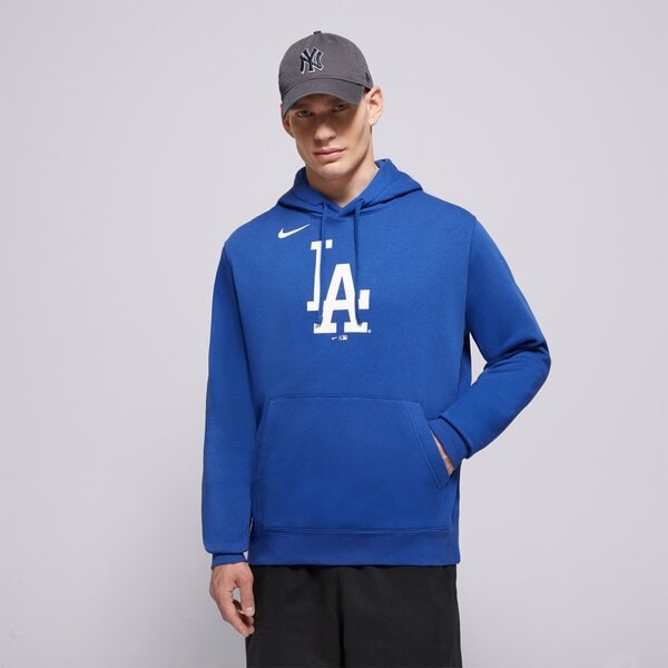 Мъжки суичър NIKE СУИТЧЪР С КАЧУЛКА MLB LOGO CLUB FLEECE HOOD LOS ANGELES nkdk-4ew-ld-ckx цвят син