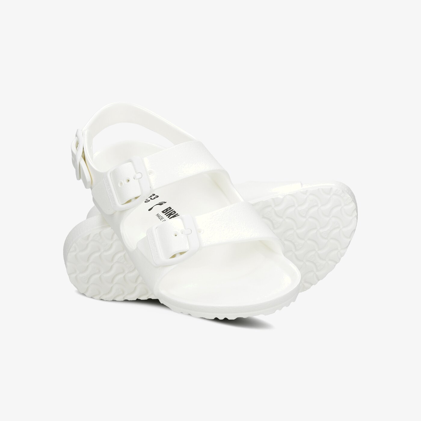 Детски чехли и сандали BIRKENSTOCK MILANO EVA 1019458 цвят бял