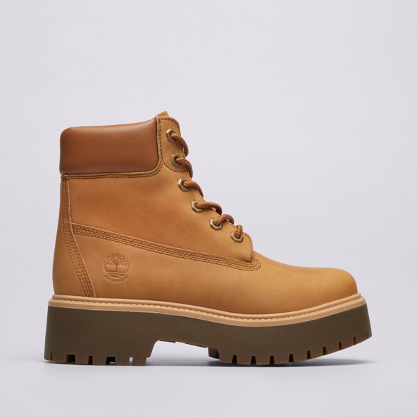Дамски боти TIMBERLAND STONE STREET 6 INCH LACE UP WP BOOT tb0a2h3cen11 цвят кафяв