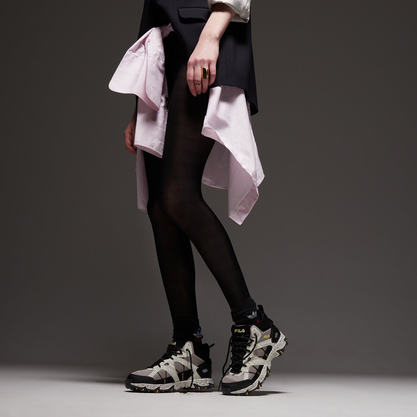 Дамски зимни обувки FILA GRAND TIER MID 5jm01930090 цвят бежов