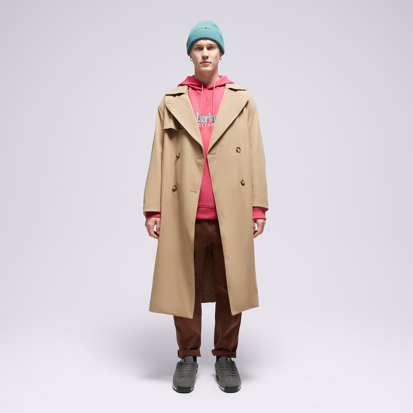 Мъжки суичър TIMBERLAND СУИТЧЪР С КАЧУЛКА LS 50TH ANNIVERSARY EST. 1973 tb0a6s5wed21 цвят розов