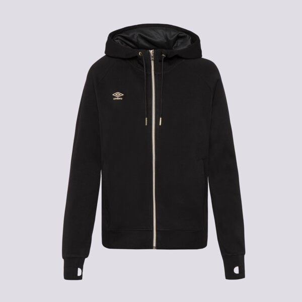Дамски суичър UMBRO СУИТЧЪР СЪС ЗАКОПЧАВАНЕ С КАЧУЛКА ALVIN II ul124bld02001 цвят черен
