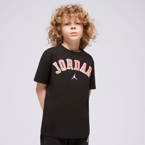 Детска тениска JORDAN ТЕНИСКА FLIGHT HERITAGE SS TEE BOY 95c903-023 цвят черен