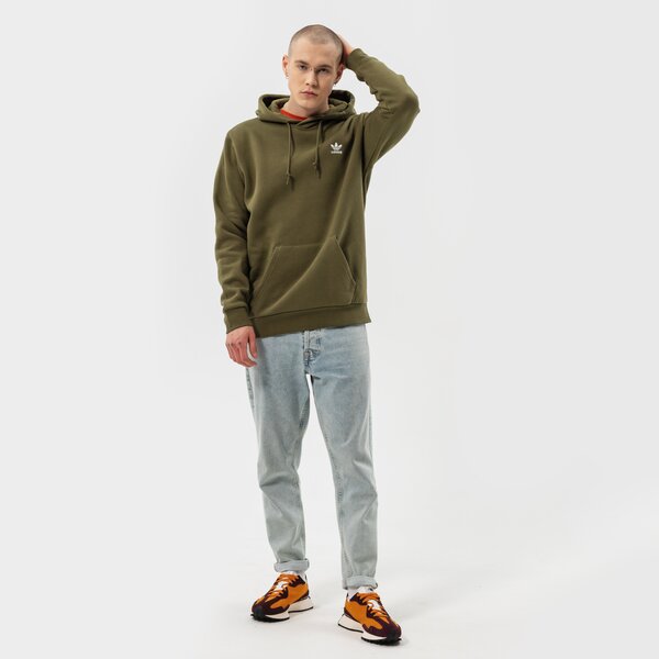 Мъжки суичър ADIDAS СУИТЧЪР С КАЧУЛКА ESSENTIAL HOODY h65675 цвят каки