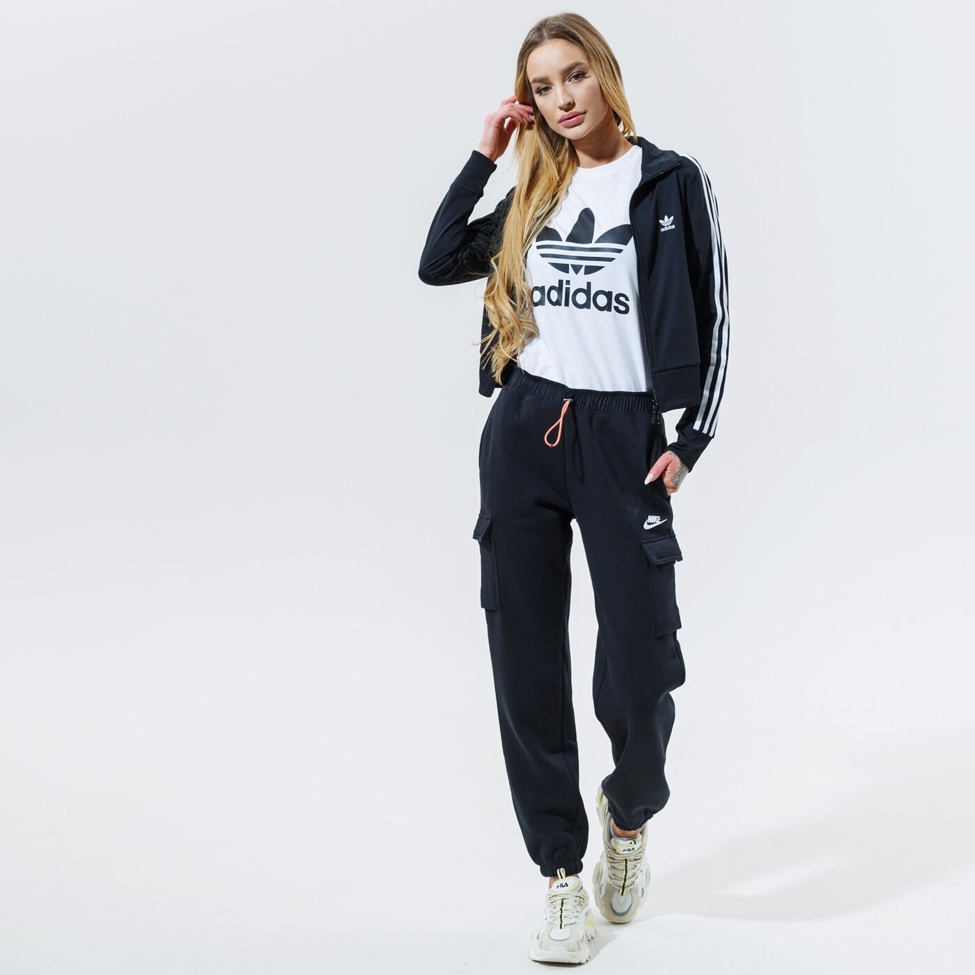 Дамска тениска ADIDAS ТЕНИСКА TREFOIL TEE gn2899 цвят бял